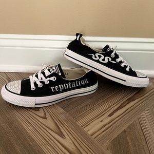 Taylor Swift Eras Reputation-inspired Converse size 7.5